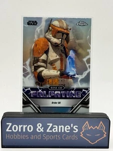2024 Topps Chrome Star Wars ORDER 66 RISE OF PALPATINE #RP-9 Revenge Of The Sith - Picture 1 of 2