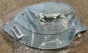 NWT Supreme Denim Crusher Size S/M Light Washed Indigo Blue SS25 FREE SHIPPING! - Picture 1 of 6