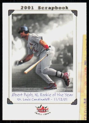 2002 Fleer 三冠王 Albert Pujols 圣路易斯红雀队 #246 — 第 1/2 张图片