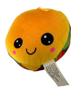 Divertidos y divertidos juguetes de peluche hamburguesa con queso muñeco de peluche juguete de 6 pulgadas de ancho - Imagen 1 de 3
