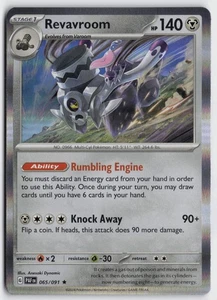 Pokemon Revavroom 065/091 Holo Rare SV: Paldean Fates NM - Bild 1 von 2