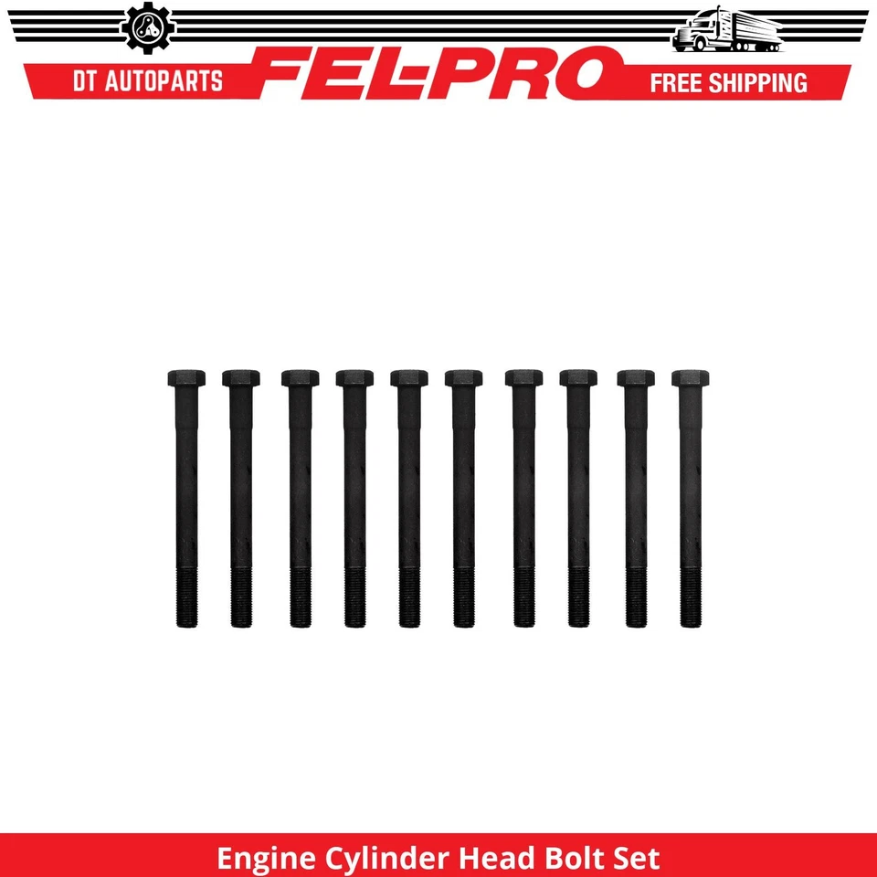 For 1983-1984 Chrysler Executive Sedan 2.6L Eng Cylinder Head Bolt Set Fel-Pro - Image 1 of 1