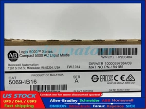 Allen-Bradley 5069-IB16/A Compact 5000 DC I/O Input Module 5069IB16 - Picture 1 of 2