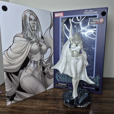 2019 Marvel Emma Frost Diamond Select 14" PVC Statue Gamestop Excl X-men Open Bx - Image 1 of 4