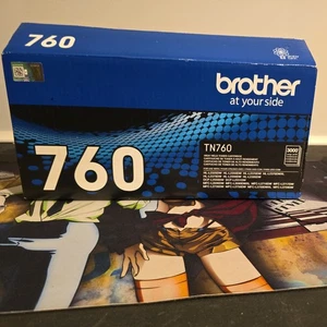 Brother - Oryginalny wysokowydajny czarny toner TN760 - - Zdjęcie 1 z 4