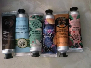 6x The Body Shop 30ml Hand Cream Mix Bundle Berry Coconut Jasmine Plum New - Picture 1 of 1