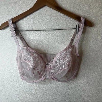 Chantelle 3691 Africa Malla Encaje Aros Balconette Sujetador 32DDD Foto 1 de 4