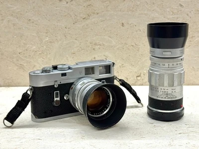 Leica Leitz M4 body + M50mm f1.4 lens + M90mm f2.8 lens ( from Taiwan ) - Image 1 of 4