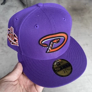 7 5/8 Arizona Diamondbacks OG NBA Crossover Phoenix Suns New Era Sombrero Club Ajustado - Imagen 1 de 2