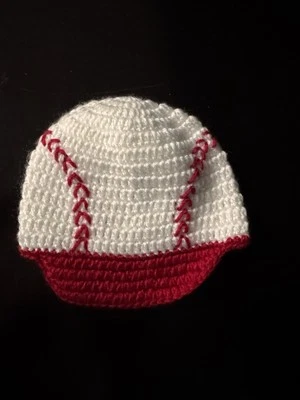 Gorra de béisbol tejida para recién nacido Foto 1 de 4