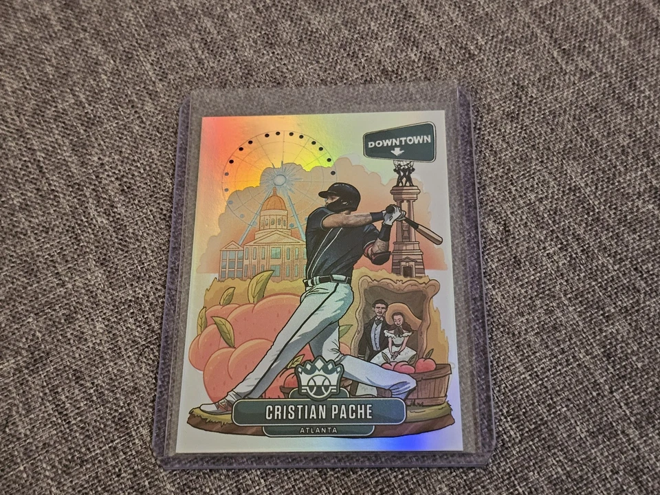 2021 Panini Diamond Kings Baseball Downtown Cristian Pache Downtown - Image 1 of 4