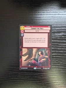 Star Wars Unlimited - Corner the Prey - Rare #139 - Picture 1 of 2