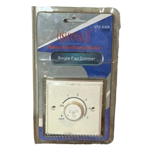 Oshtraco rotierender einzelner Lüfter Dimmer Buchse PTC-E328 250W universelle Passform neu im Karton - Bild 1 von 2