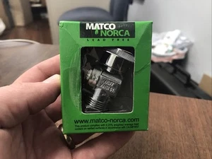 MATCO NORCA 26-1019LF CUARTO DE VUELTA TOPE DE SUMINISTRO, 5/8" IN, 3/8" OUT, 5LYF3, ¡NUEVO! - Imagen 1 de 5