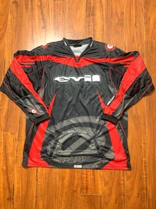Evil Paintball Jersey Padded Long Sleeve Mesh Shirt Size XL Front Pouch V-Neck - Picture 1 of 10