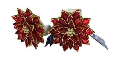 Lote De 2 Yankee Candle Scentplug Base Difusora Diseñador Tono Poinsettia Nuevo Foto 1 de 4