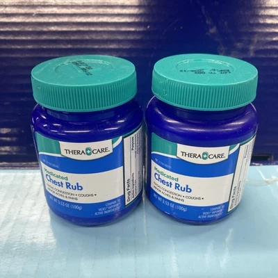 2X Frotamiento de pecho medicado - tos y resfriado 3,53 OZ Foto 1 de 4
