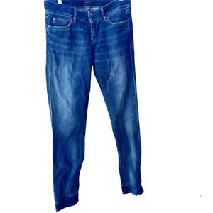 Hudson Sz 29 Distressed Bootcut Jeans- Medium Wash Low Rise Denim - Picture 1 of 11