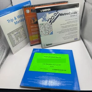Garmin MapSource MetroGuide and City Navigator CD-ROM Maps Europe - Picture 1 of 12