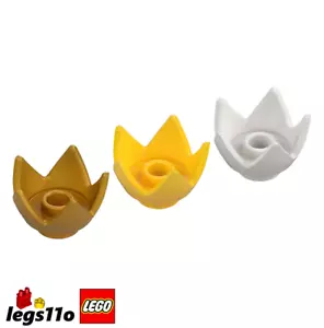 LEGO 39262 - Pack of 1x 2x 4x - NEW Eggshell / Crown with 5 Points - Picture 1 of 6