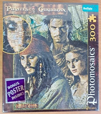 Buffalo Games Photomosaics 300 Piezas Puzzle Piratas del Caribe Nuevo Precintado Foto 1 de 4