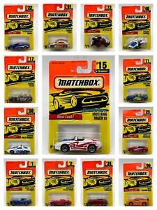1997 Matchbox Mainlines - PICK YOUR CAR!! - Single Carded Cars NEW NIP