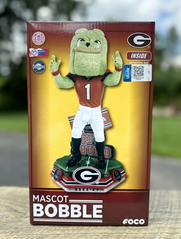 Hairy Dawg Georgia Bulldogs 2022 College Football Playoff Mascot Bobble NEW FOCO Cover