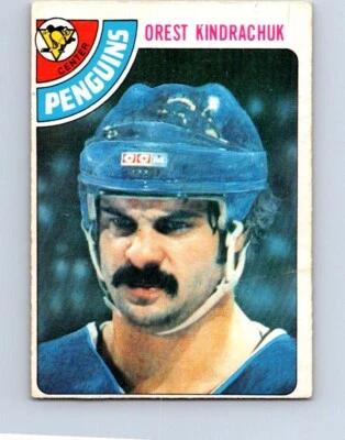 HOCKEY CARD O-PEE-CHEE 1978 PITTSBURGH PENGUINS OREST KINDRACHUK  NO261    - Image 1 of 2