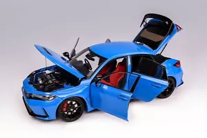 Motorhelix Honda Civic Type R (FL5) Racing Blue Pearl + Engine 1/18. M85302 - Bild 1 von 3