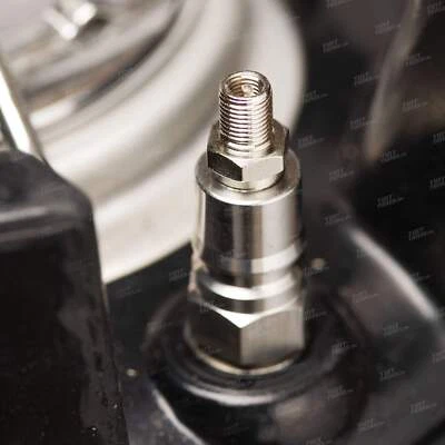 色槽不锈钢喷雾器桶柱适配器带 Schrader 轮胎阀 — 第 1/4 张图片