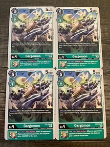 x4 Gargomon EX2-026 C Playset Digimon TCG Digital Hazard - Picture 1 of 1