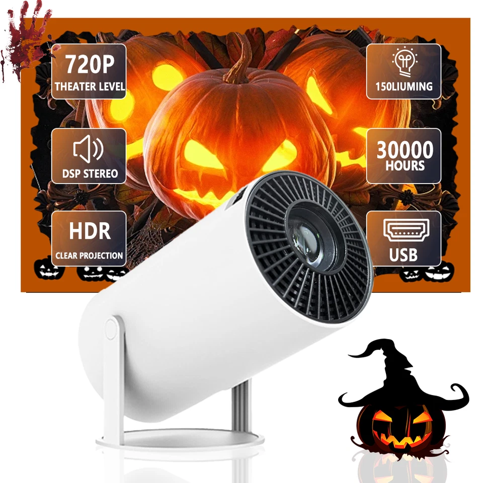 配备Android 11.0系统的高清投影仪，4:3/16:9的屏幕比例， 2.69inch LCD TFT display - Image 1 of 4