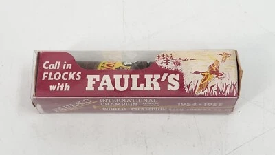 NEW Faulk's Walnut Duck & Goose Predator Call in Original Box Model: P-60 - Image 1 of 4