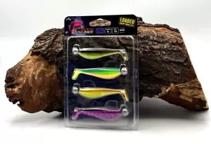 Fox Rage Ultra UV Zander Pro Shads Mixed Colour 7,5cm 5g Gummiköder Montiert DA - Bild 1 von 5