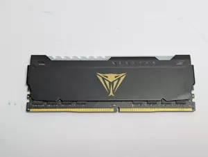 Patriot Viper Steel RGB 8GB DDR4 RAM 3600MHz Single DIMM (PVSR416G360C0K) - Picture 1 of 6
