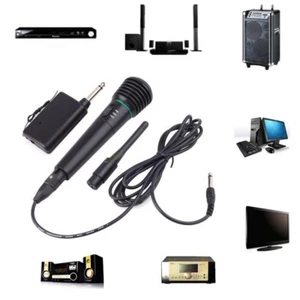 Micrófono portátil con cable/cable e inalámbrico para amplificador de audio reunión canto EE. UU. - Imagen 1 de 5