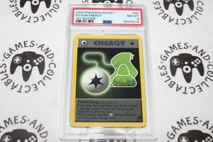 Potion Energy #82/82 - 1st Edition - PSA 8 - Pokemon TCG Team Rocket - Picture 1 of 3