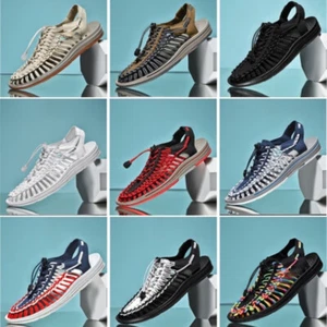 Men's Weave Sandals Closed Toe Beach Nonslip Summer Outdoor Sport Hiking Shoes - Picture 1 of 64
