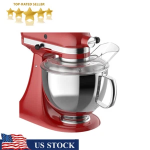 Stainless Steel Bowl for 4.5-5QT Tilt-Head Mixer w/ Pouring Shield - Picture 1 of 7