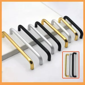 Kitchen Cabinet Door Handles Brushed Door Drawer Handle Pull Knob T Bar Cupboard - Picture 1 of 23