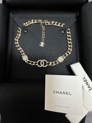 Colar Gargantilha Chanel CHANEL Estado Perfeito Usado Do Japão - Imagem 1 de 4