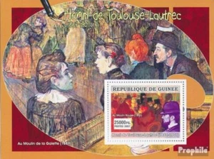 Guinea bloque 1292 (completa. edición) nuevo con goma original 2007 Toulouse-lau - Imagen 1 de 1