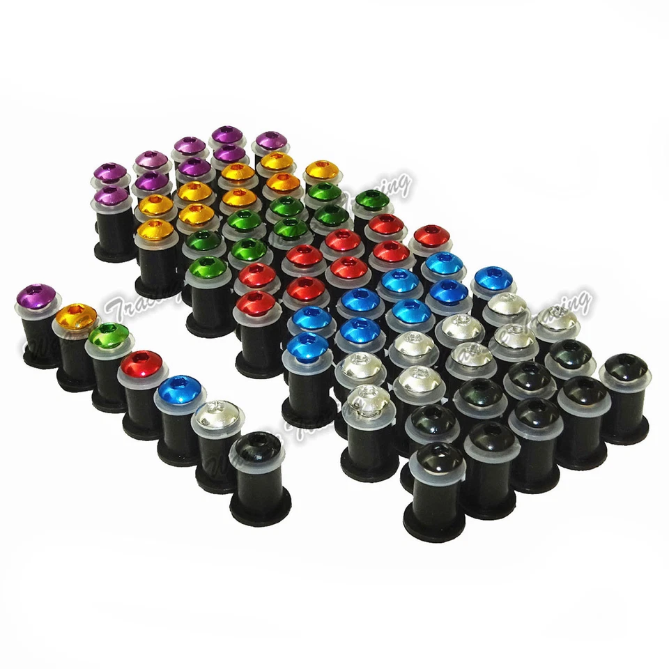 10x Tuerca de tornillo para parabrisas para HONDA YAMAHA KAWASAKI SUZUKI Foto 1 de 1