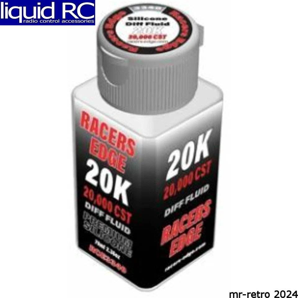 Racers Edge 20 000cst 70ml 2.36oz Pure Silicone Diff Fluid