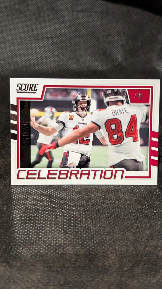 Tom Brady Celebration 2022 Panini Score Football #C-TB Tampa Bay NFL Card - Image 1 of 2
