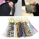 Brand New Leather Tassel Pendant Keyring Bag Purse Key Chain Handbag Accessories