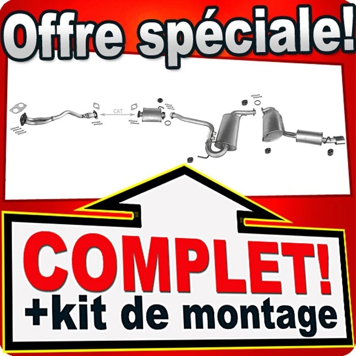 Echappement pour ALFA ROMEO GTV et SPIDER 1.8 2.0 + Tuyau Silencieux - Photo 1/1