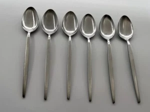 6 Astro Stanley Roberts SRI Stainless Soup / Place Spoons 8” - Picture 1 of 4