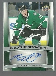 2015-16 Upper Deck Signature Sensations #SSBR Brett Ritchie F (ref 83932)