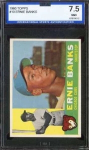 1960 TOPPS #10 ERNIE BANKS ISA 7.5 CUBS HOF NICELY CENTERED *ADT6004 - Picture 1 of 2